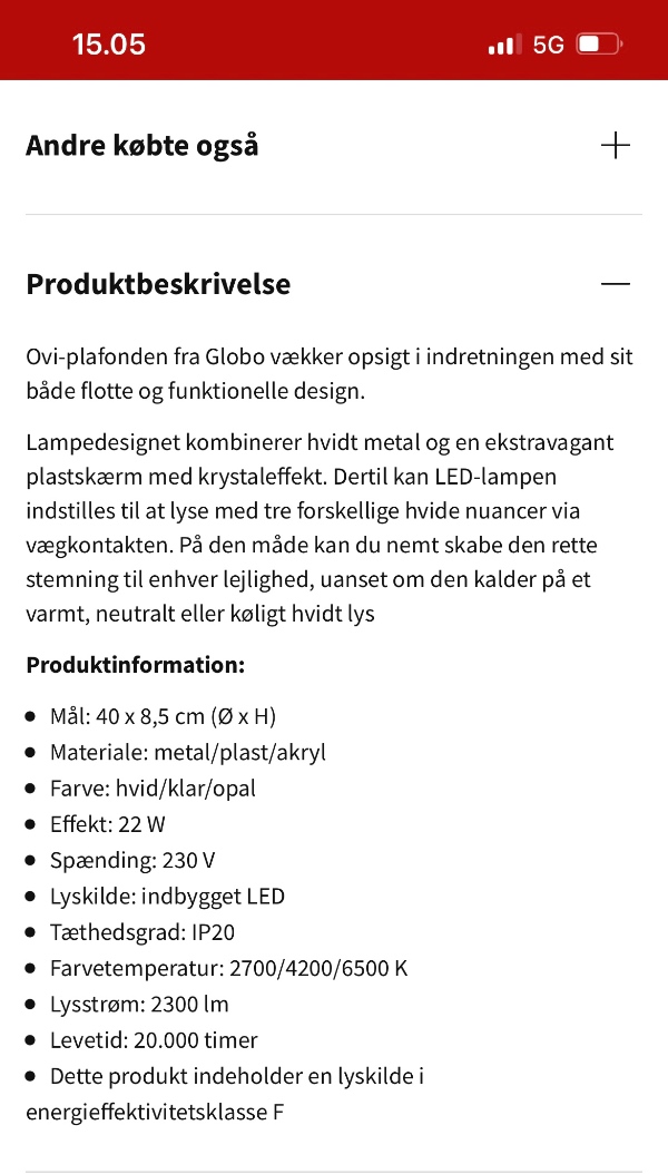 To loft lamper skal monteres.