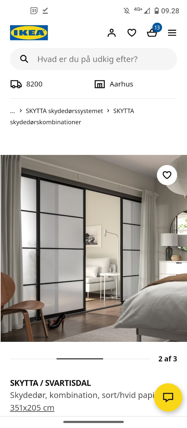 Opsætning af SKYTTA skydedørssystem