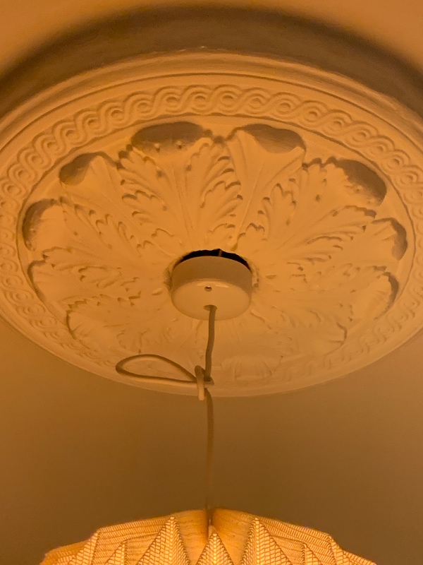 Opsætning af pendul lampe