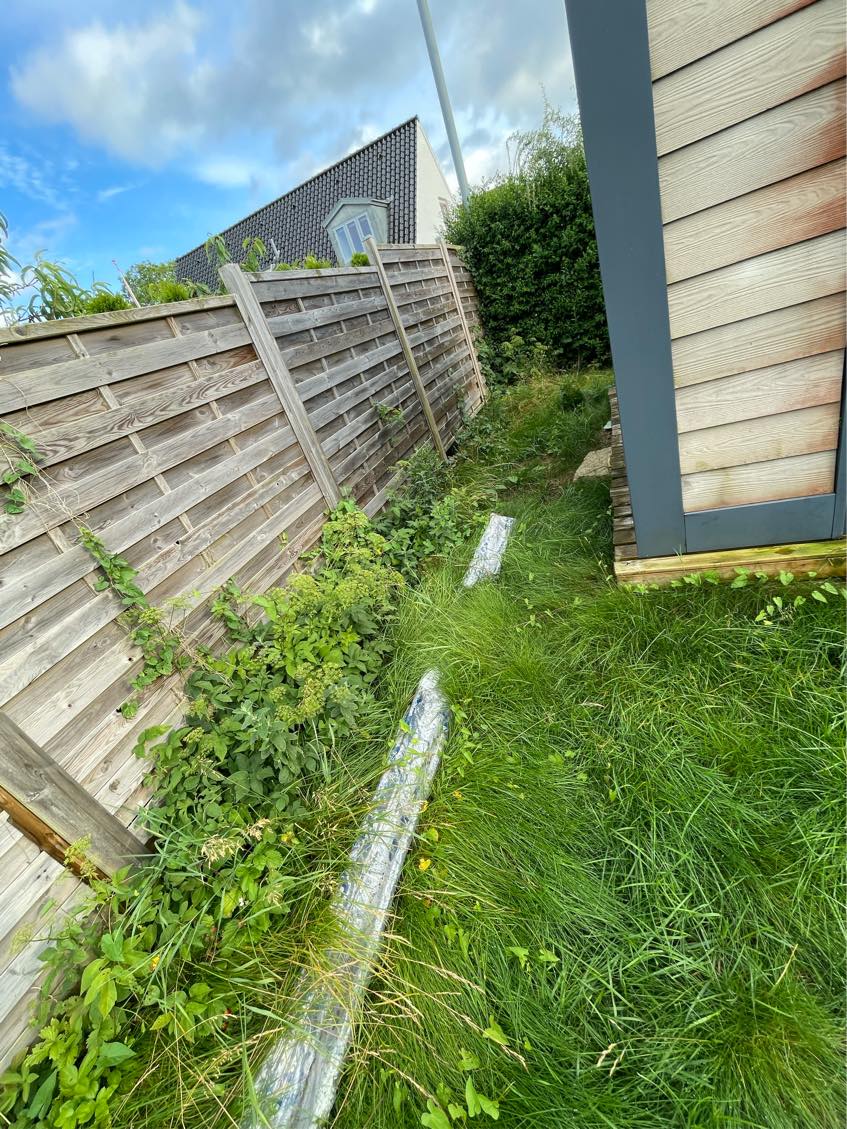 Ukrudtsfjernelse i forsømt have