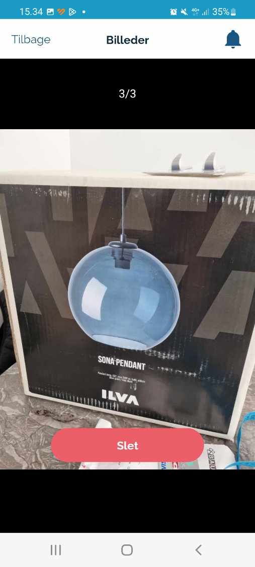 Opsætning af lightswing plus lampe