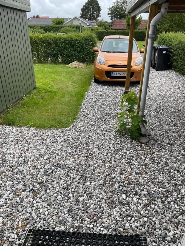 Bortkørsel af strandsten