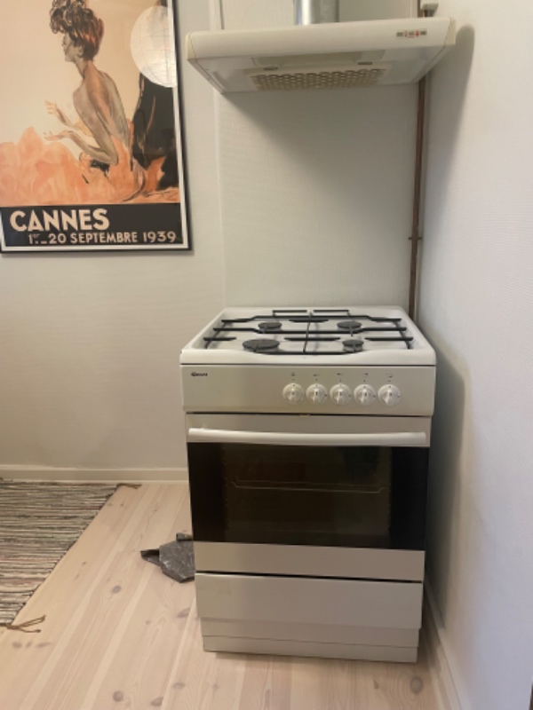 Tilslutning af gaskomfur