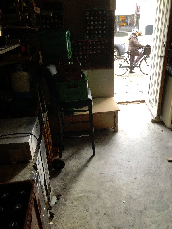 Glasvasker og ismaskine til storskrald