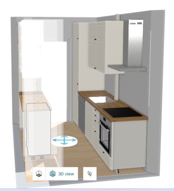 Samling af IKEA Metod køkkenmoduler
