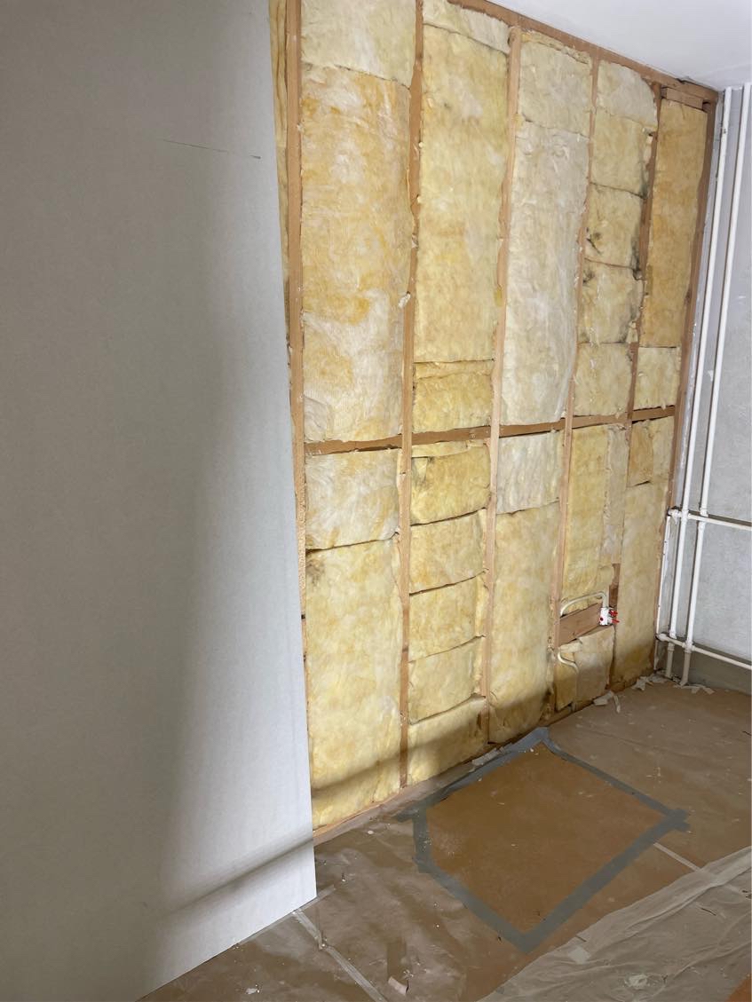 Sætte gipsvægge op