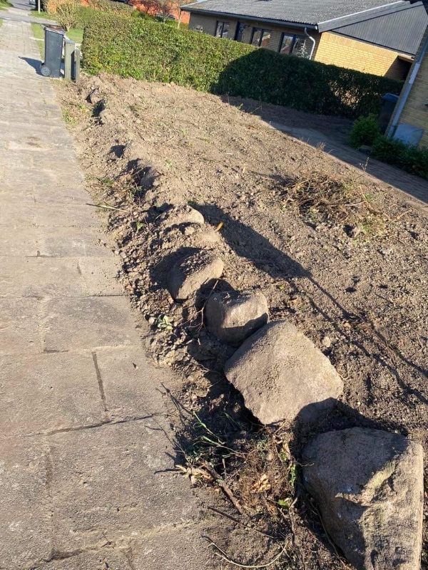 Få fjernet store sten