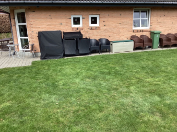 Lægning af 16m2 fliser for drivhus