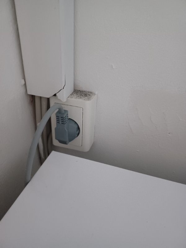 Flytning af en stikkontakt