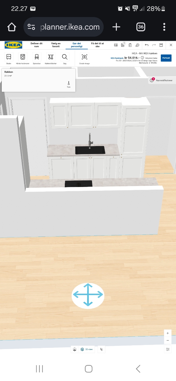 Hjælp til færdig Montere ikea køkken