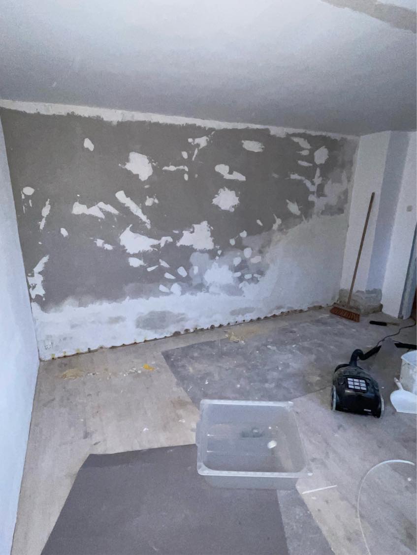 Muring af vægge med skalflex multirep