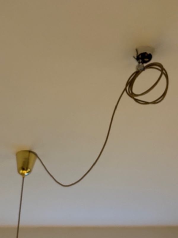 nedtagning af fire lamper