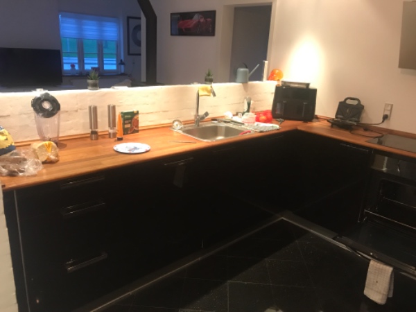 Udskiftning af bordplade