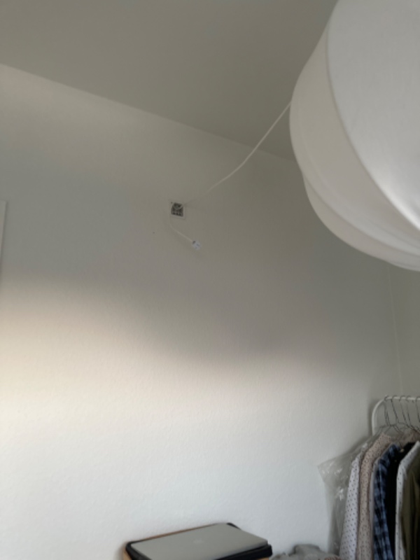 Hjælp til ophæng af lampe, (høj skråvæg)