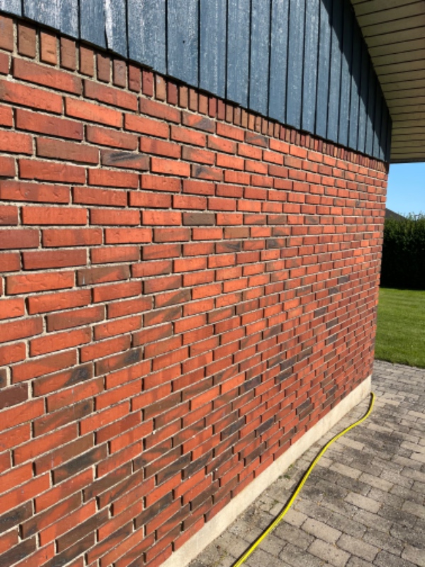 Omfugning af Gavl uden udkradsning.