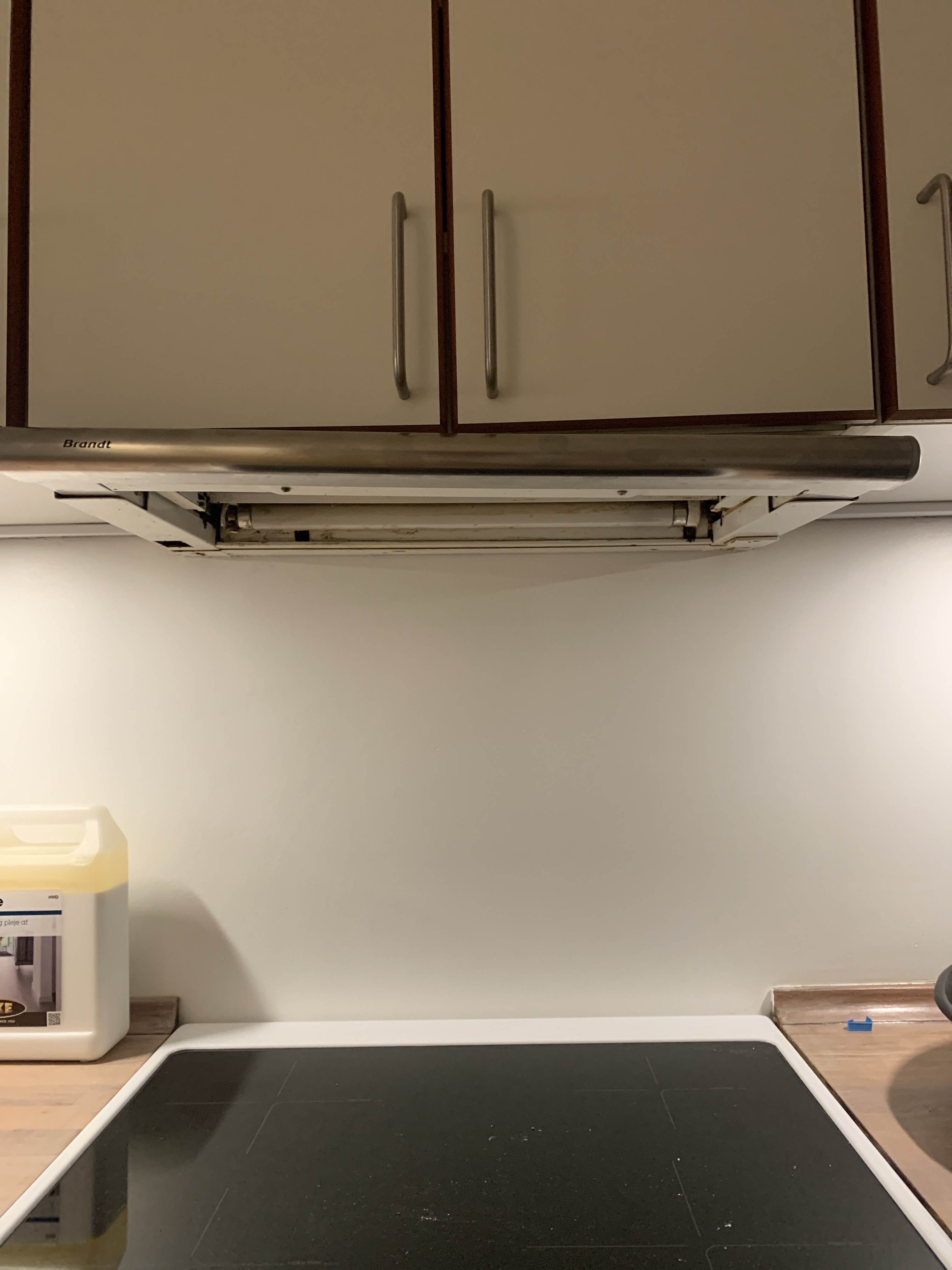 Montering af udtræksemhætte