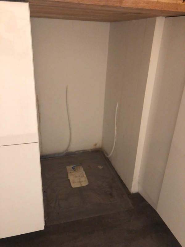 Montering af opvaskemaskine