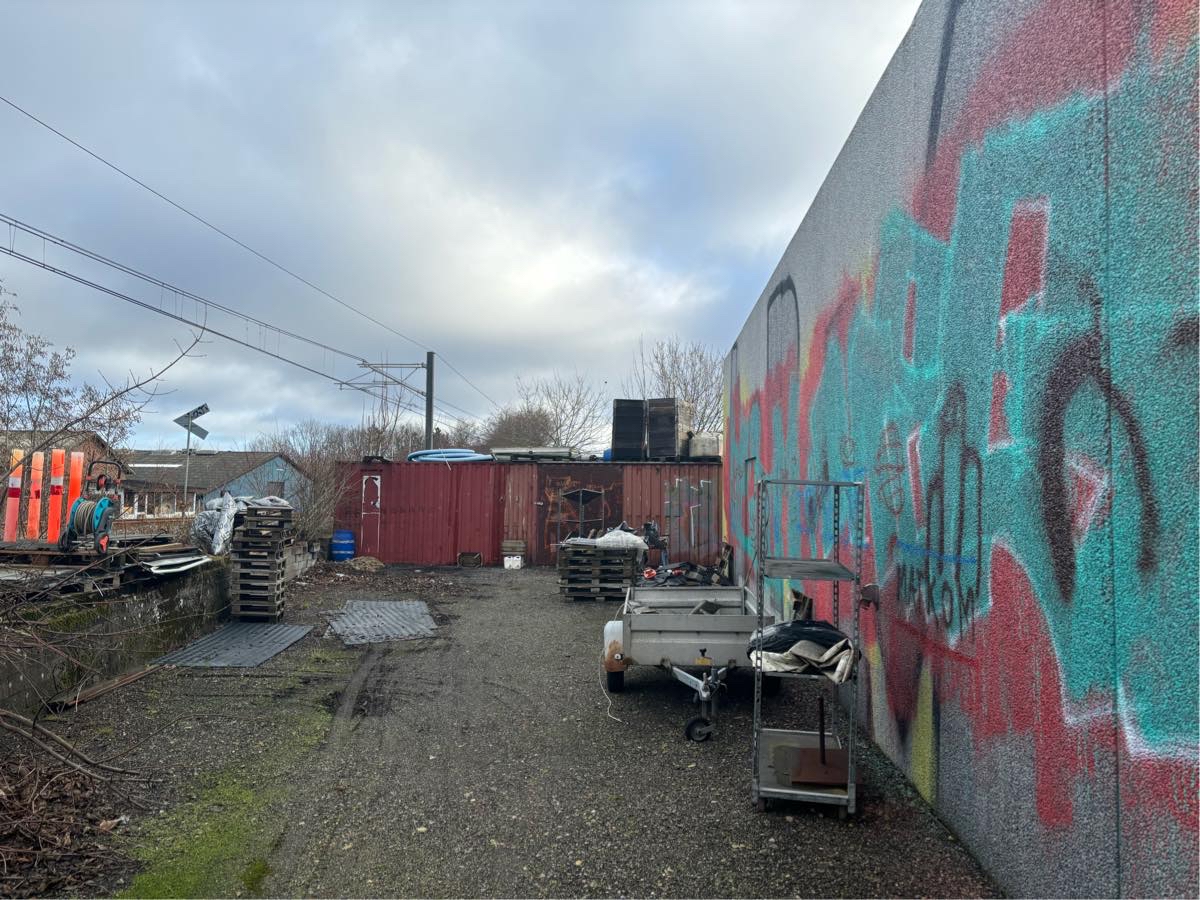 Hæk klipning top kapning fjern affald