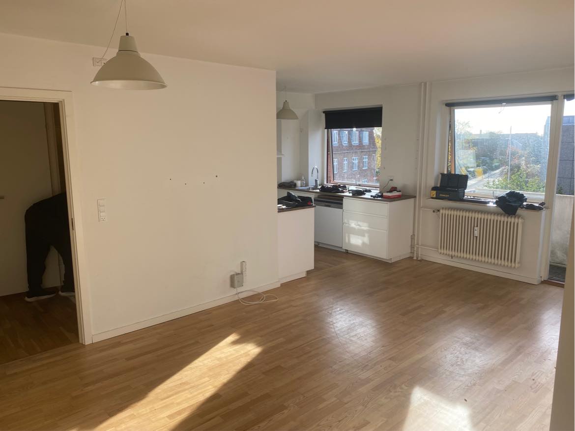 Maling af lejlighed på 54 m2