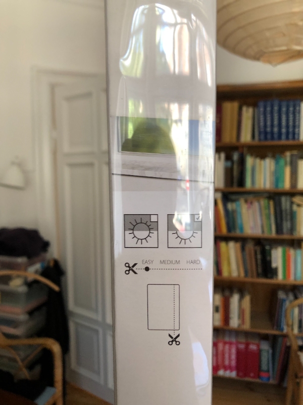 Sætte mørklægningsgardin op