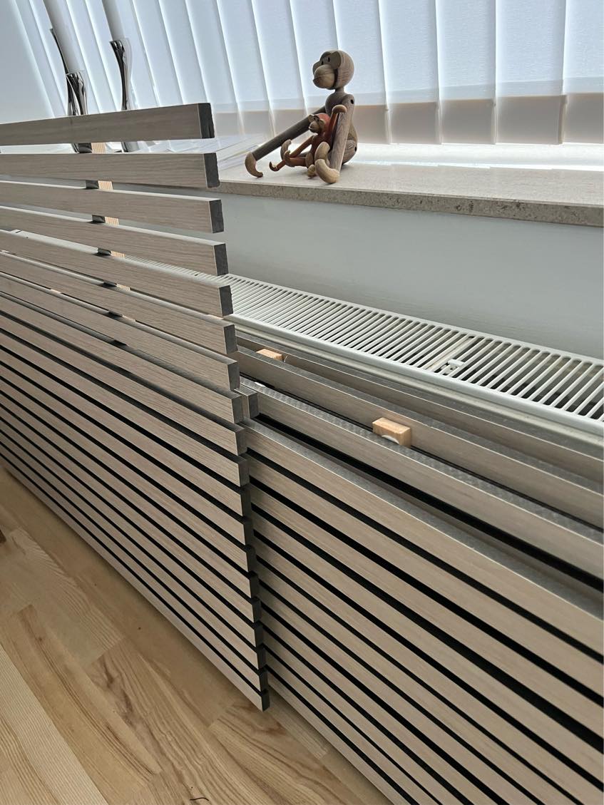 Færdiggøre radiatorskjulere