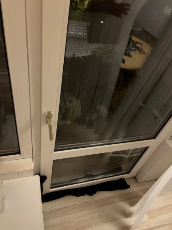 skifte af tætningslister på altan dør.