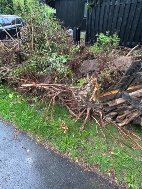 Hente haveaffald mm.