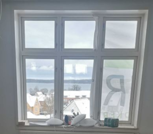 Maling af vindueskarme - 5 stk