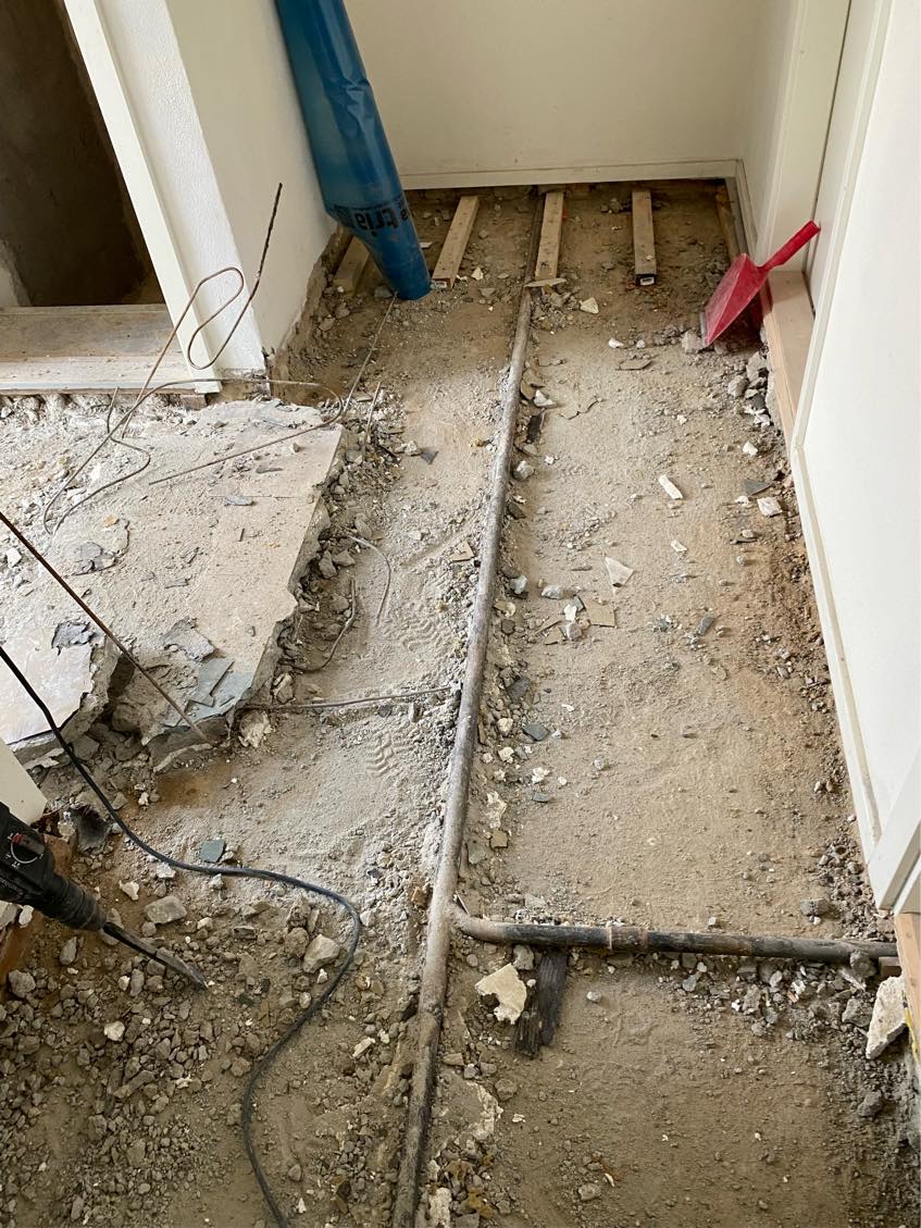 Støbbe ca 30 kvm gulv