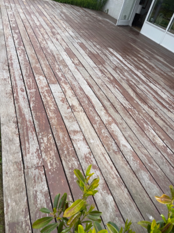 Let Slibning/ ikke afhøvling af træterrasse i Allerød