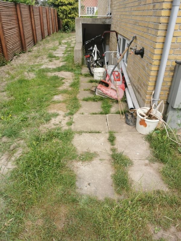 køre fliser til genbrug .ca 40 m2 