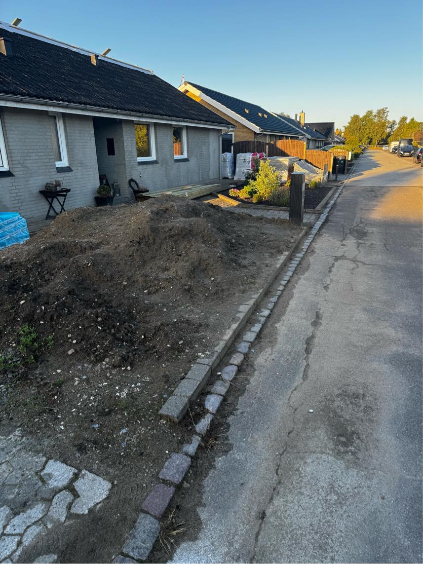 Bortskaffelse af jord.