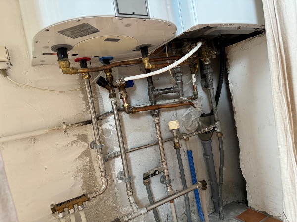 Montering af brugt gasfyr