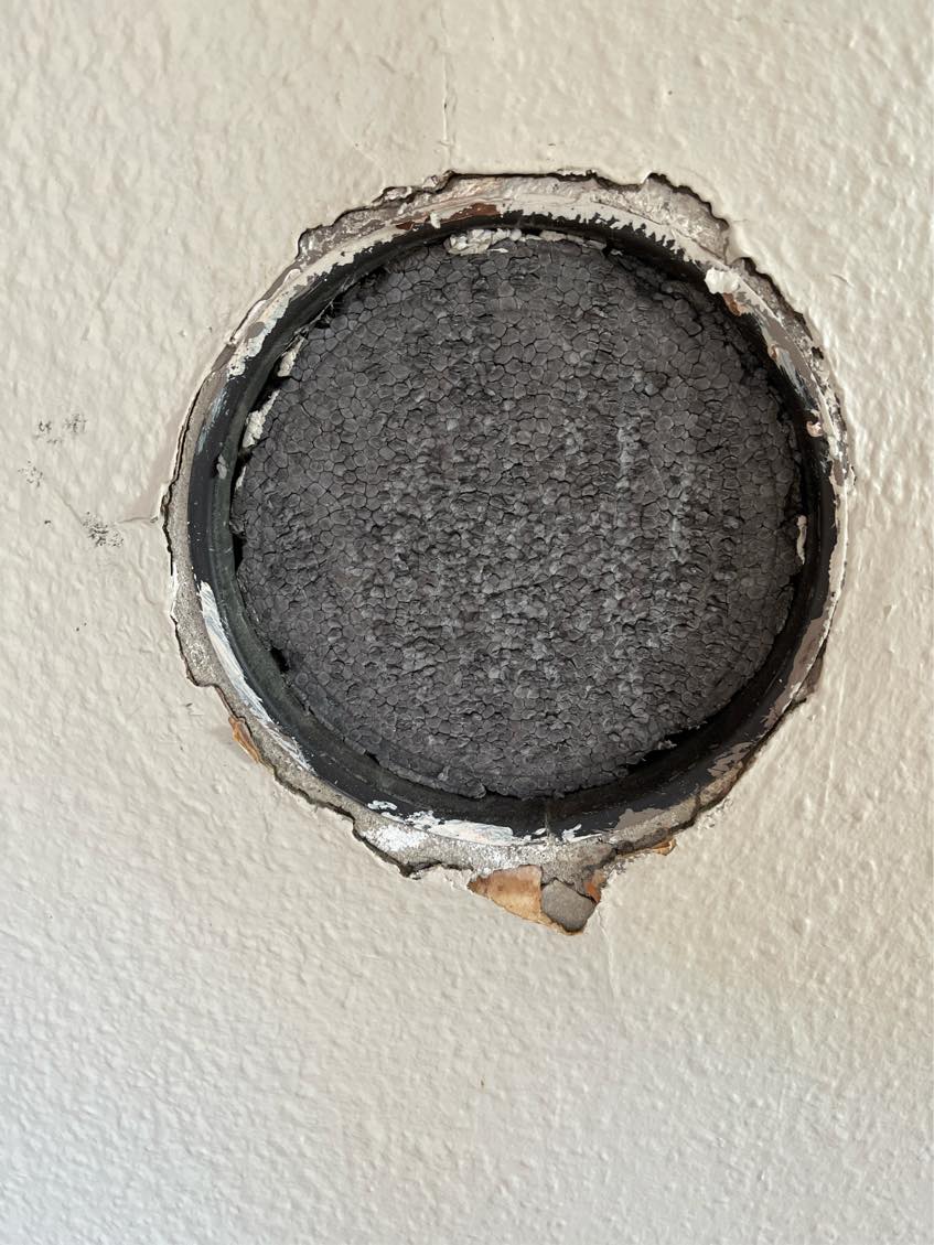 Mure hul fra skorsten op