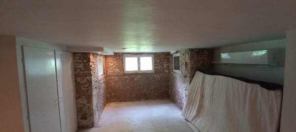 Nedrivning af kælderloft m.m.