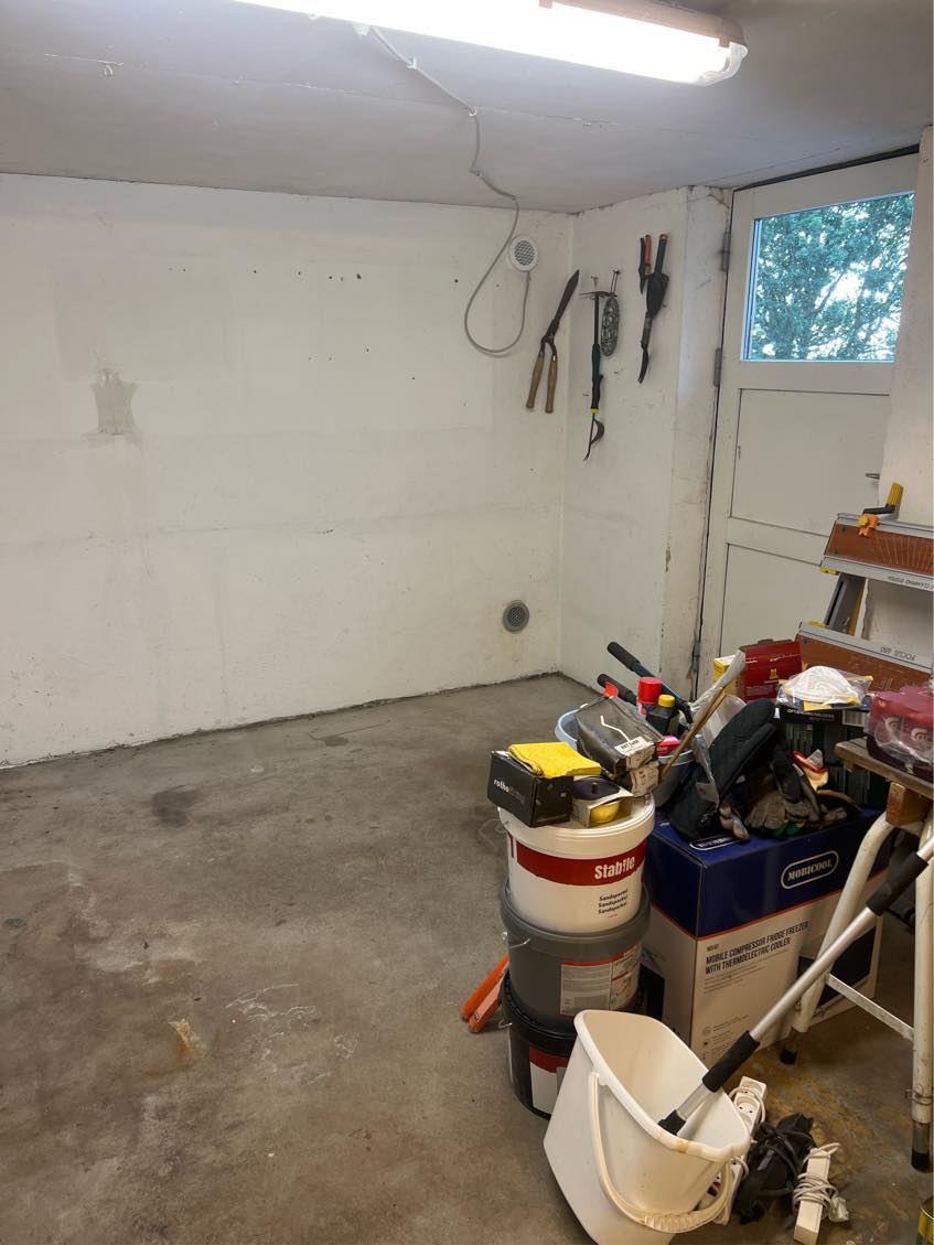 Spartle og male garage