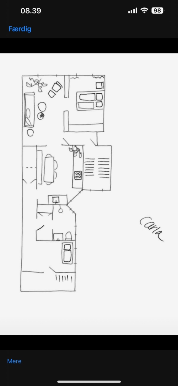 Hovedrengøring af tom 110 m2 lejlighed