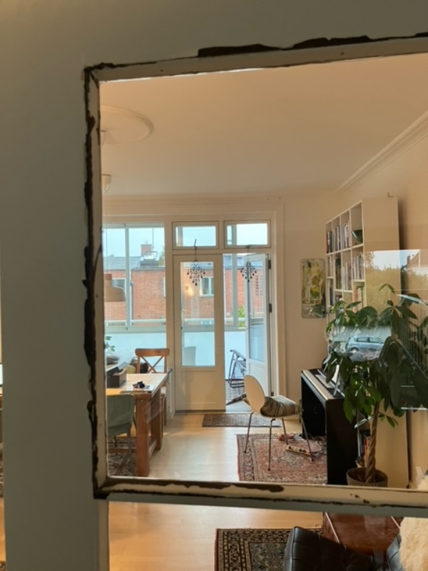 Slibning/Maling af fransk dør