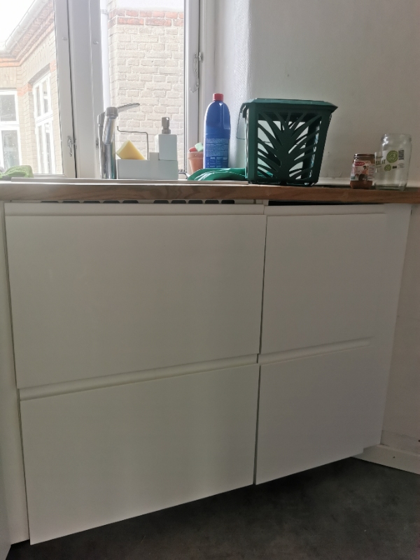 Køkkenbordet falder sammen