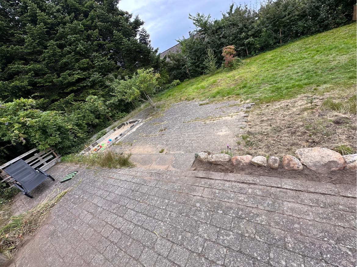 Rydning af ukrudt og sten