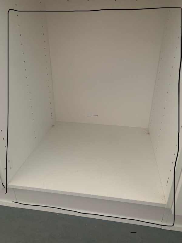 Fjerne et køkkenunderskab + Installere en vaskemaskine