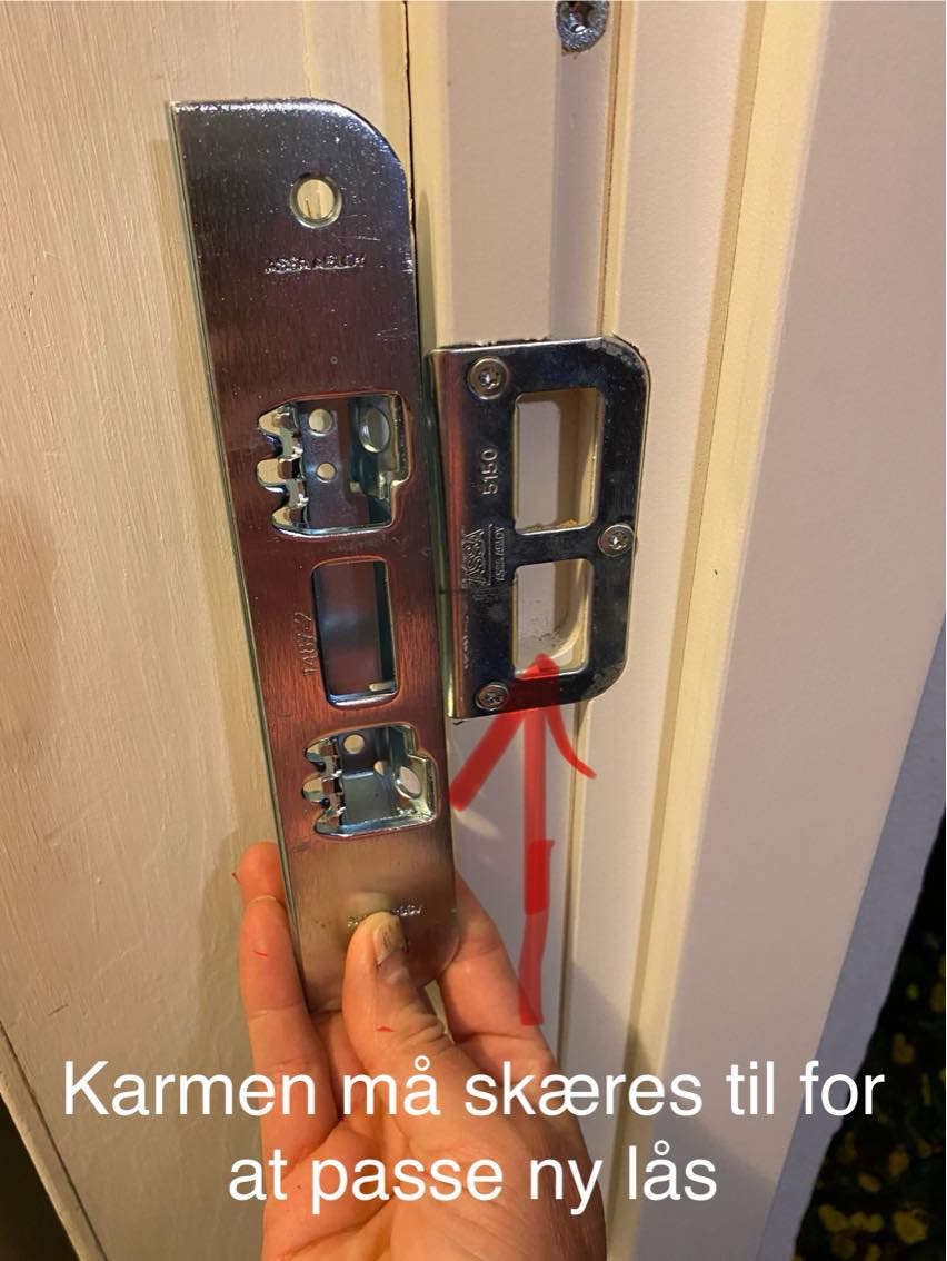 Montering af Doorman lås
