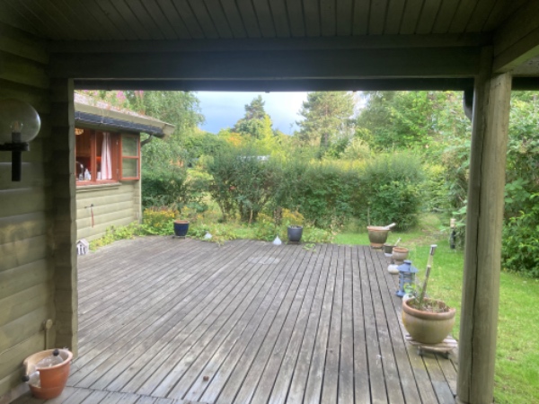 Slibning af træterrasse