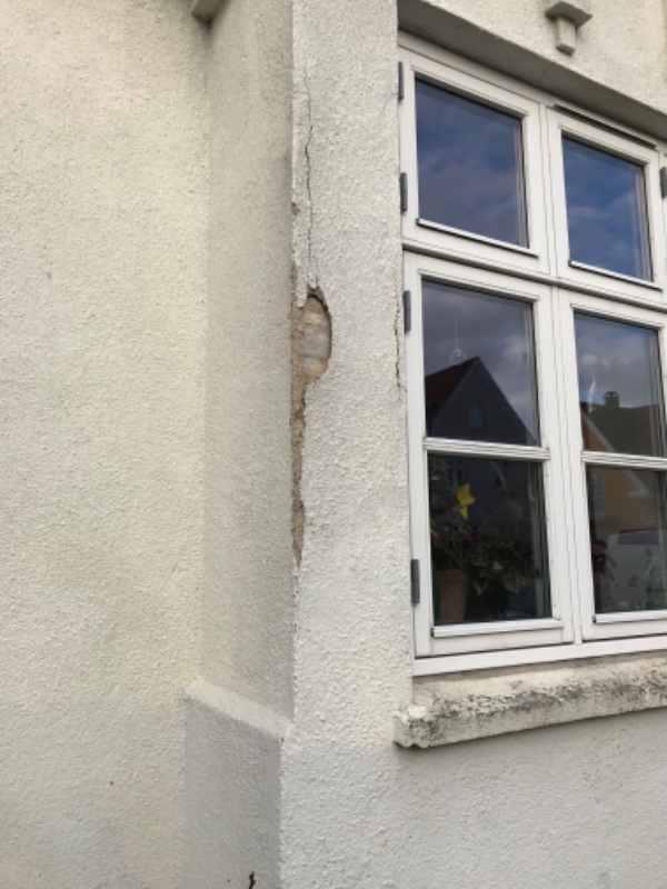 Reparere pudset facade