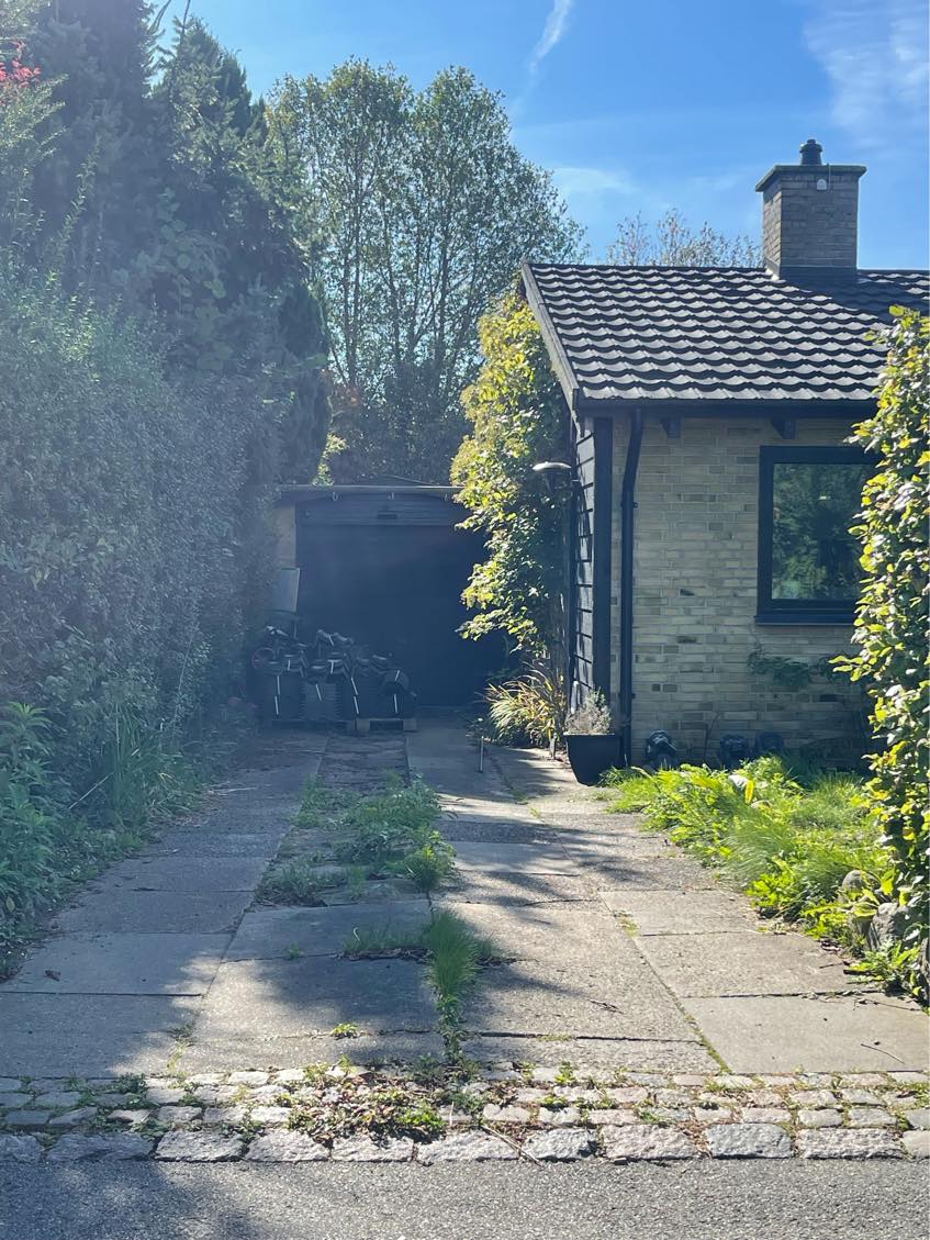 Belægning af nye havefliser