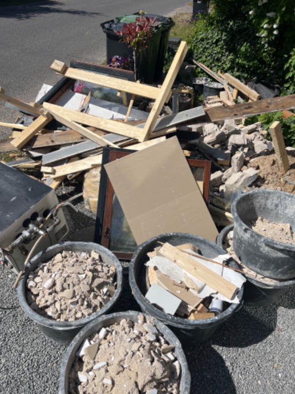 Afhentet byggeaffald