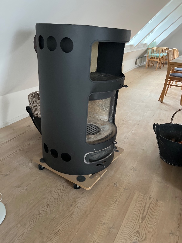 Nedbæring af gammel brændeovn