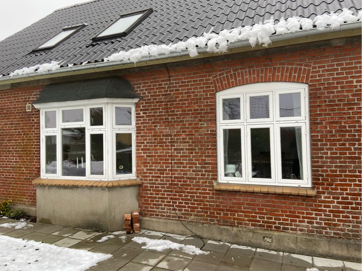 Reparation af ydermur på gammel murstensvilla