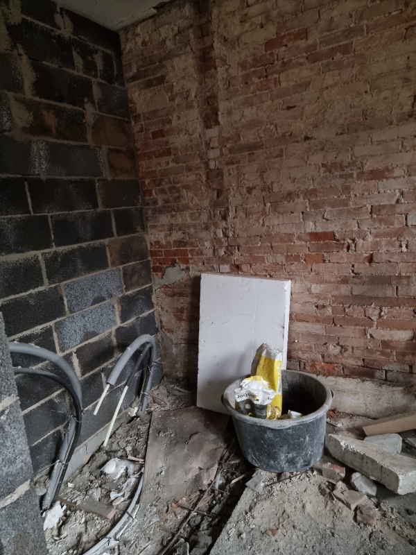 Badeværelse, pudsning, vådrumssikring, flise arbejde