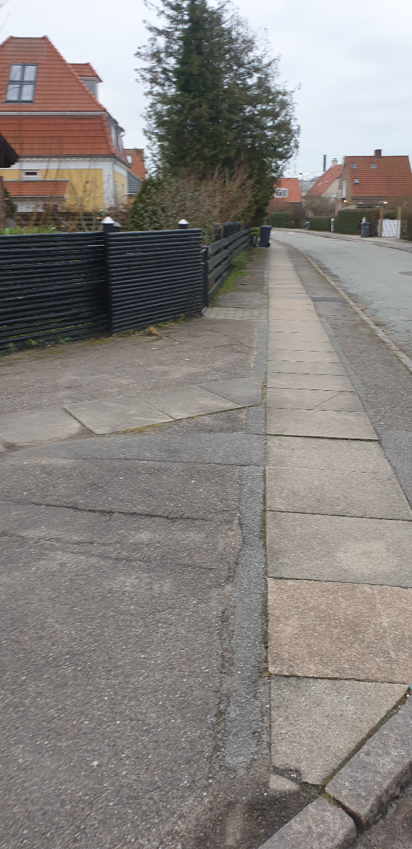 Sprøjtning og ukrudtsbrænding 75m fortov